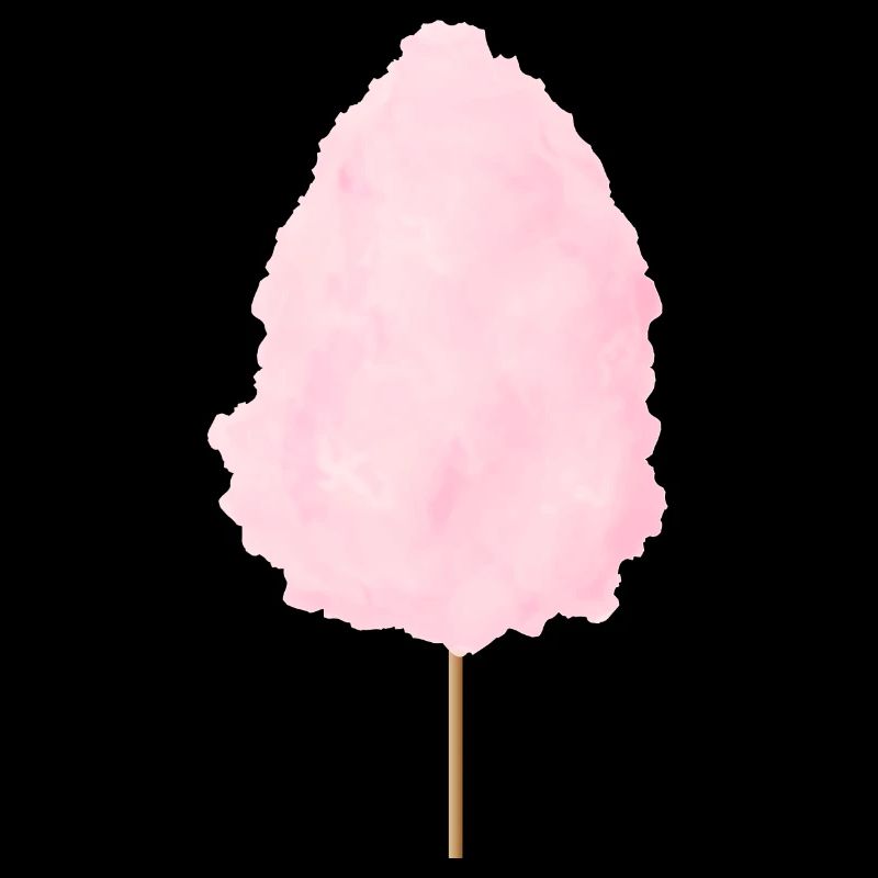 fluffy pink cotton candy