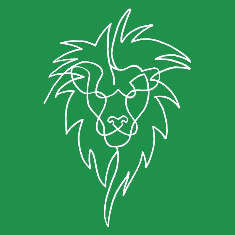 Esquisse du lion blanc