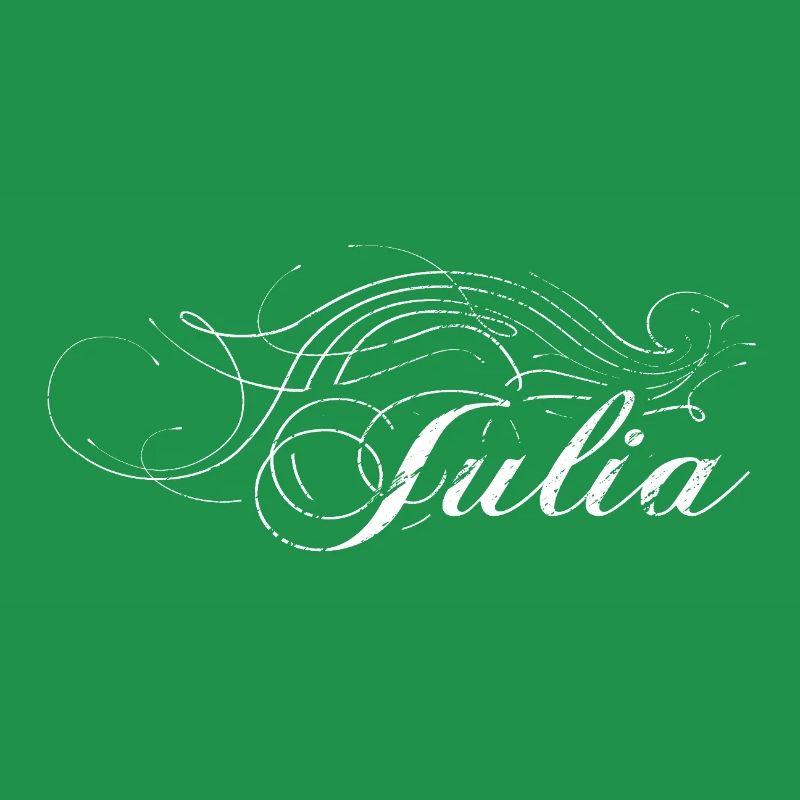 Julia décorée en blanc