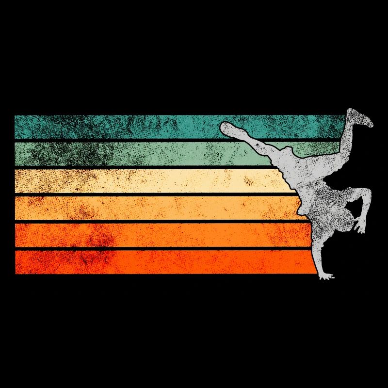 Retro Breakdance Breakdancer