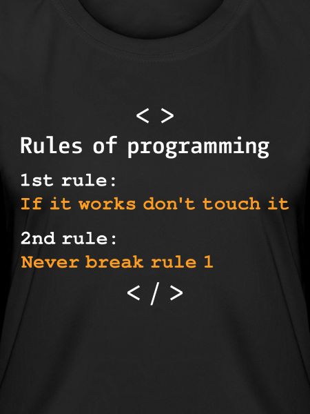 Regeln der Programmierung