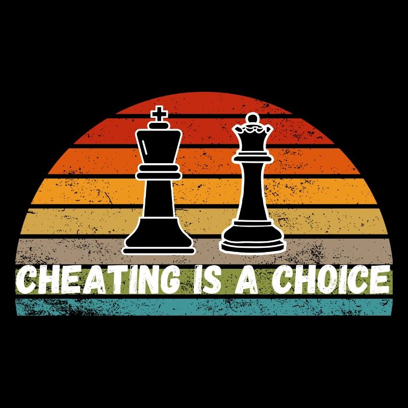Schach Trend Échecs Triche Cheat Queens Gambit