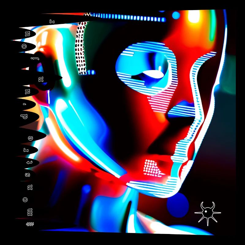 monstre #036 Robote colorée
