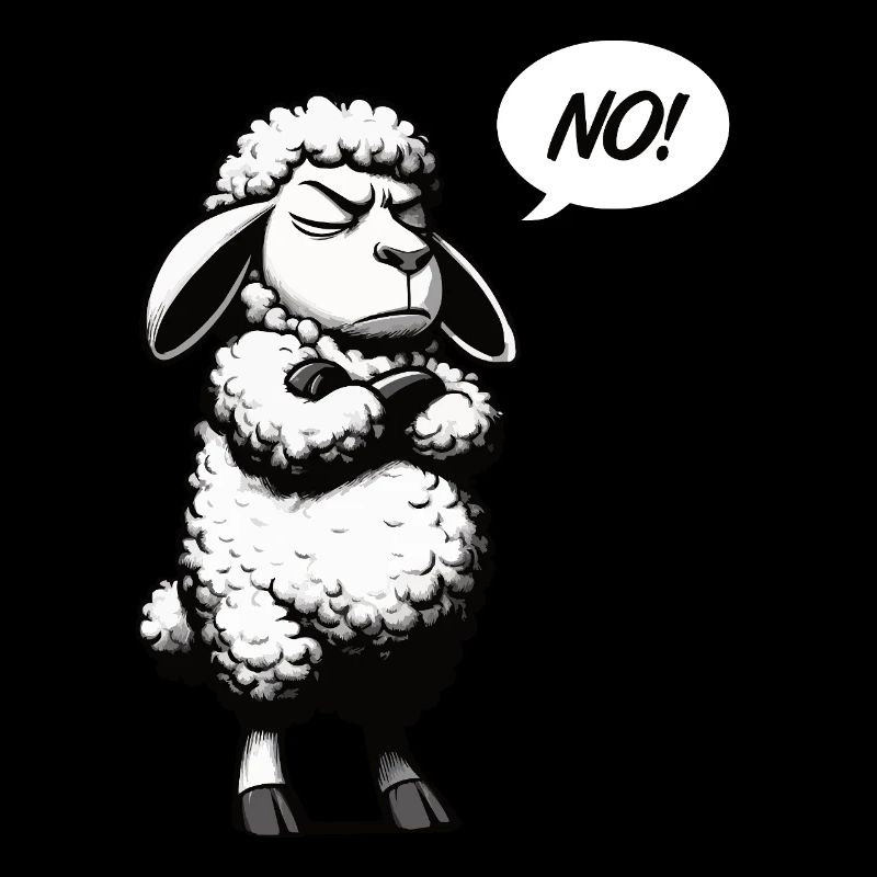 No Schaf Schafe Schäfer Schafhalter Schafherde