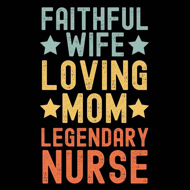 Treue Ehefrau Liebevolle Mutter Krankenschwester