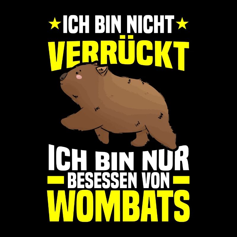 Wombat Marsupial Obsessed with Wombat