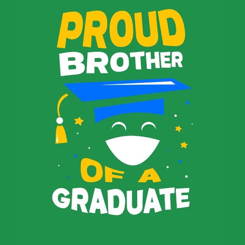 Stolzer Bruder Eines Absolventen Absolvent