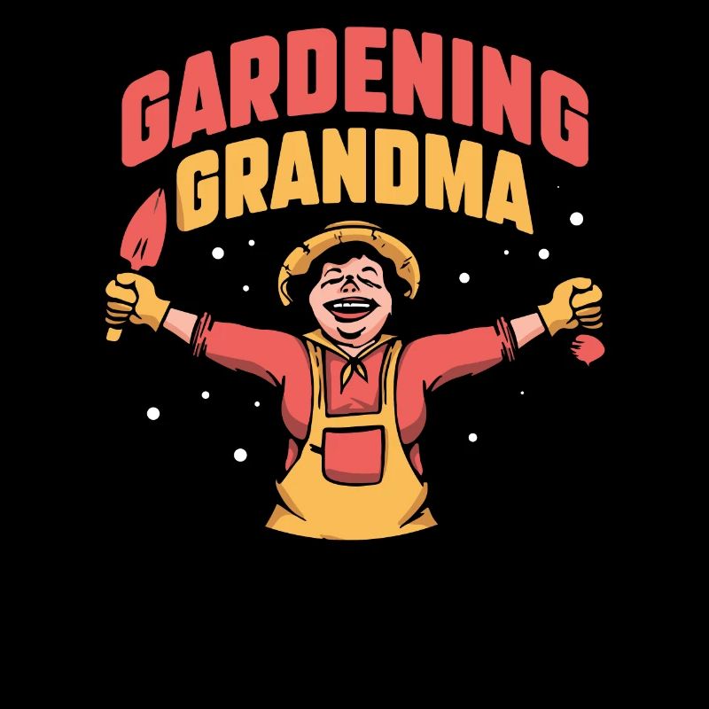 Gartenarbeit Oma Großmutter Garten Gärtnerin