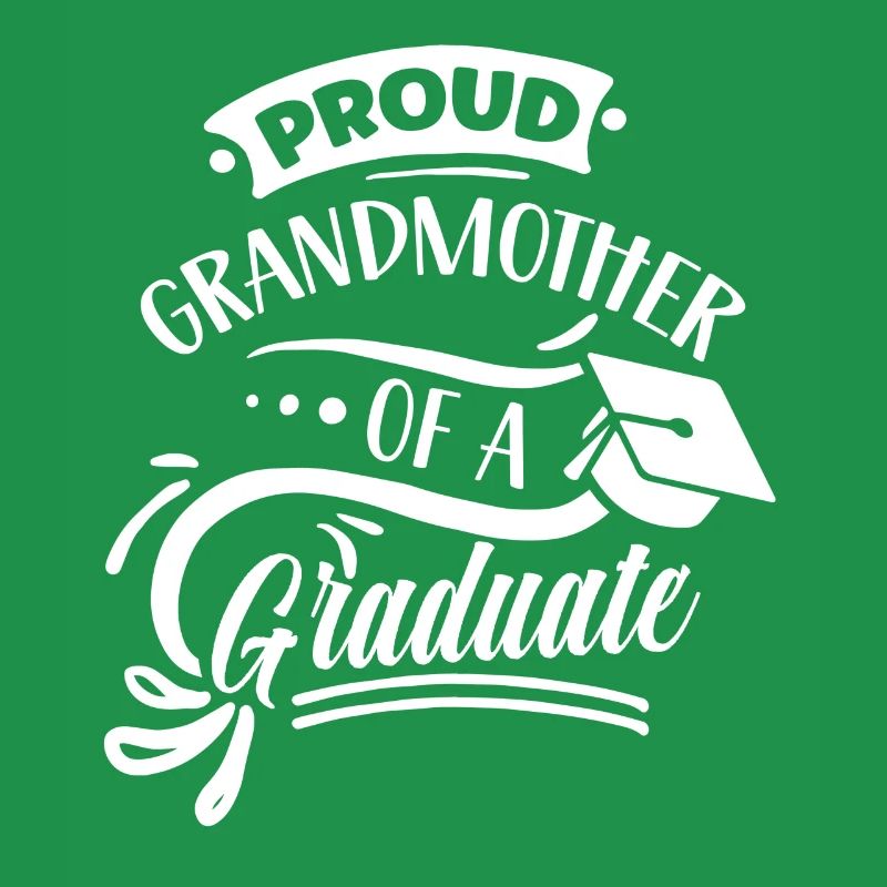 Stolze Großmutter Eines Absolventen Absolvent
