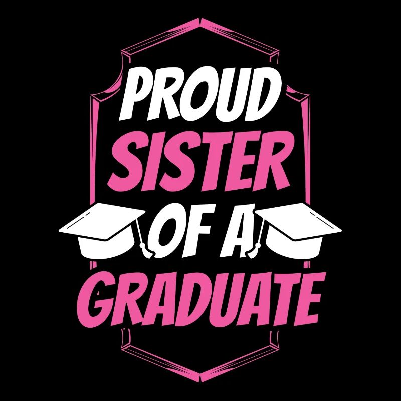 Stolze Schwester Eines Absolventen Absolvent