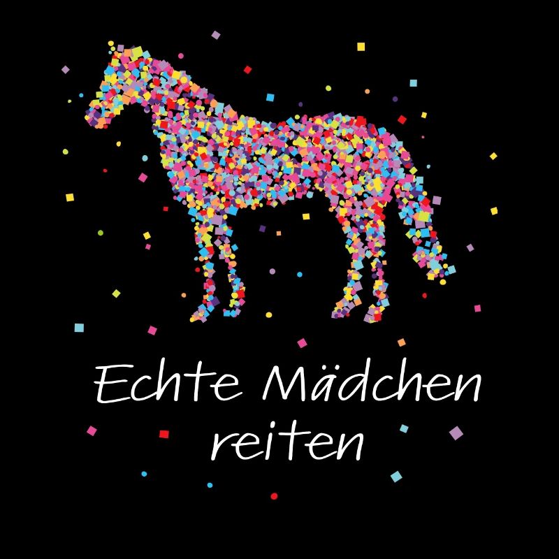 Echte Mädchen Reiten Pferd Pony Reiten Reitstunde