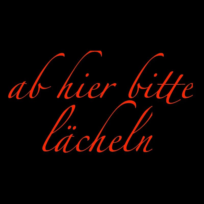 ab hier bitte lächeln