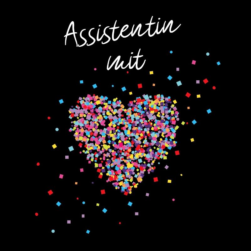 Assistentin mit Herz Arzthelferin