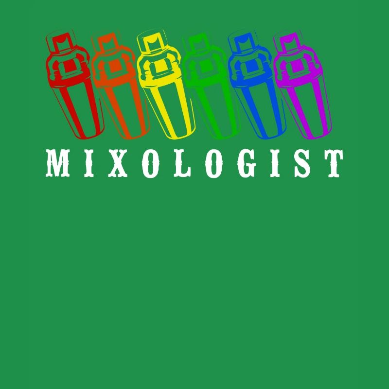 Bartender Mixologist Rainbow