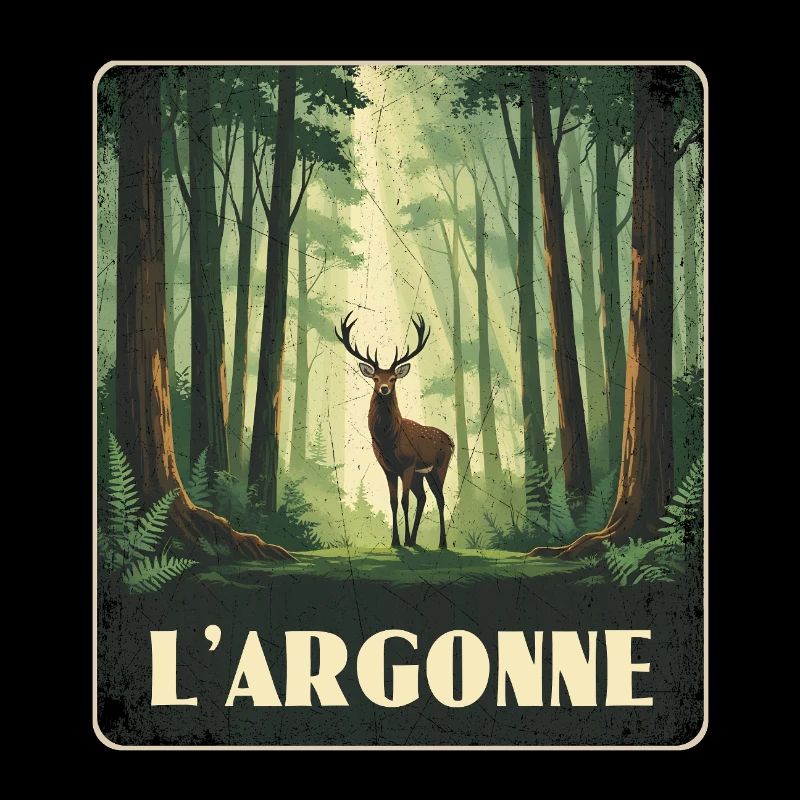 Argonnen Hirsch Wald
