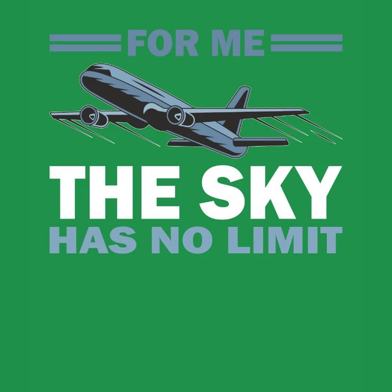 Pilot Sky Has No Limit Airplane Aviation Flyer