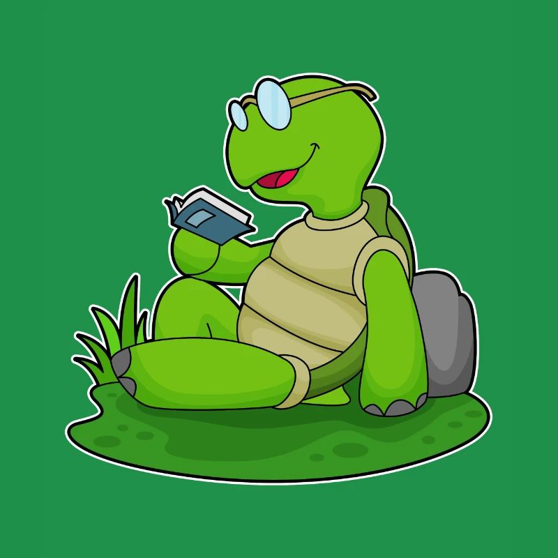Turtle Read Book