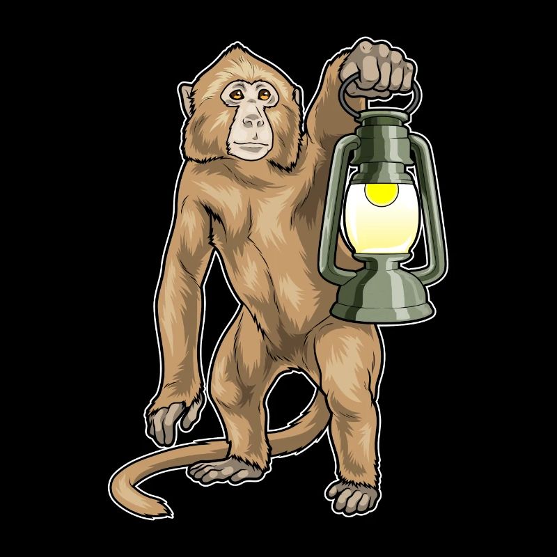 Lanterne Singe