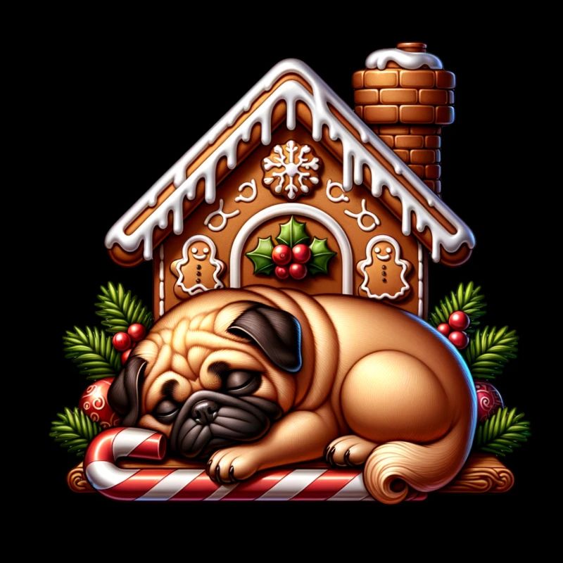 Pug Gingerbread