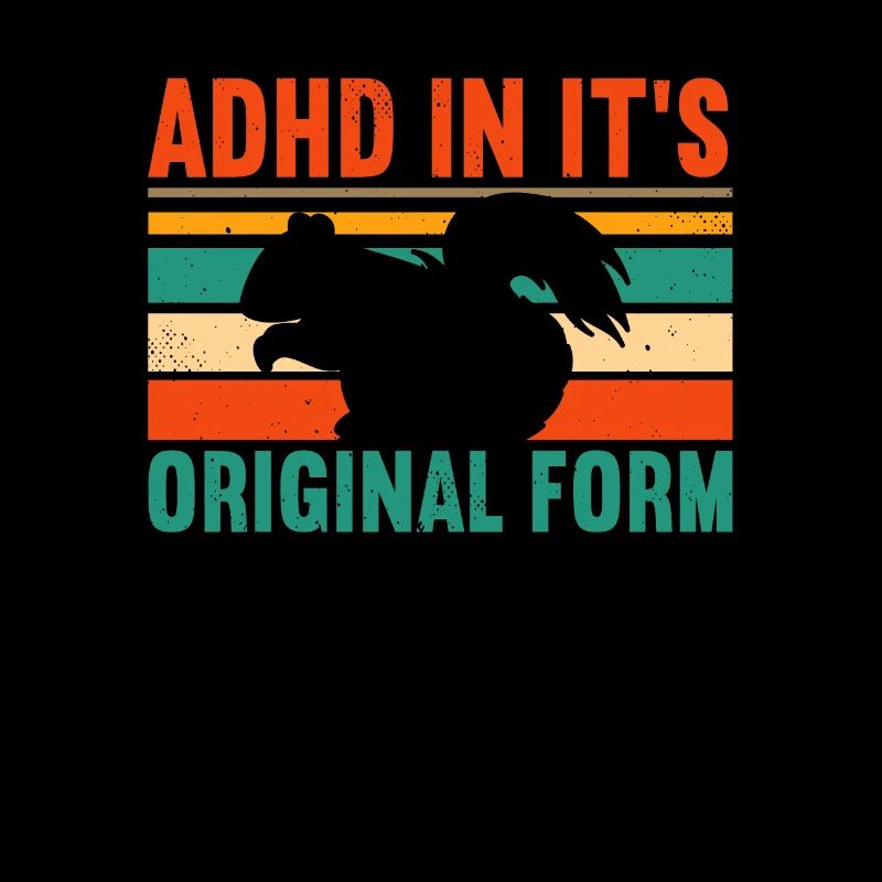 ADHD In Its Adhd Awareness Squirrel
