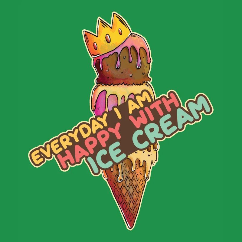Eiscreme logo Sommer Softeis Geschenkidee