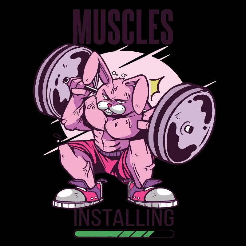 Muscles Install Rabbit Gym Motivation Workout