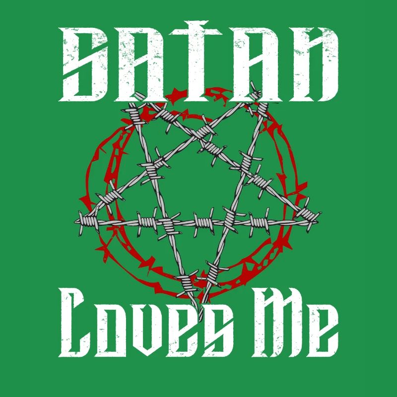 Satan Beelzebub Devil Gothic Pentagram Mystical