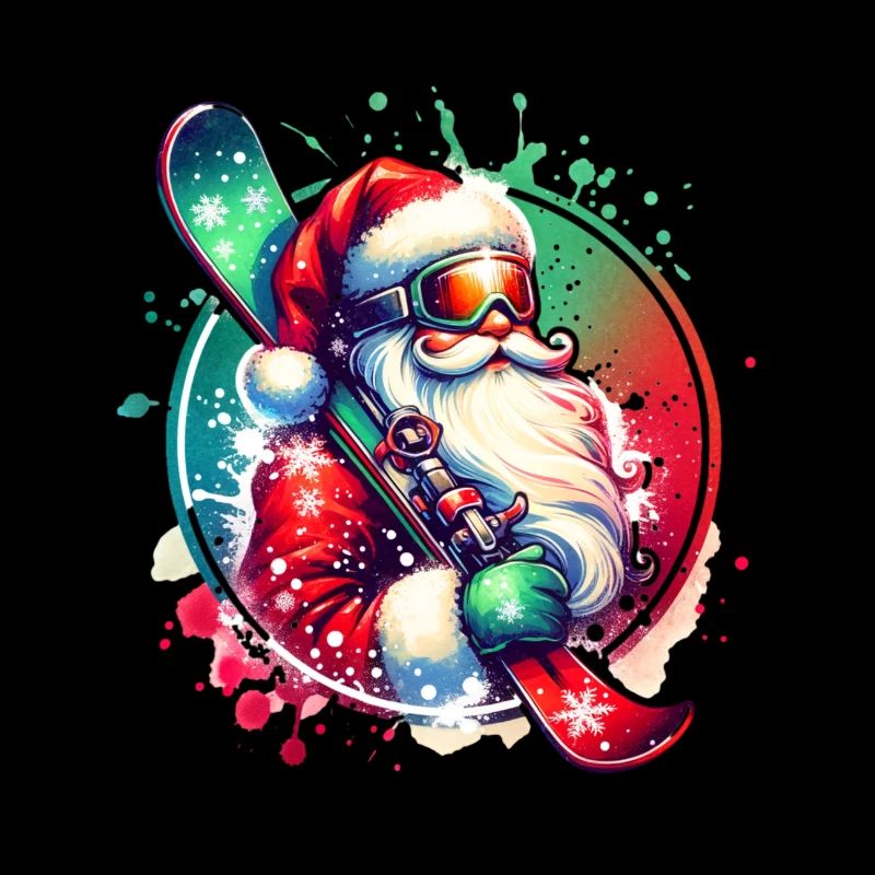 Père Noël Ski Snowboard