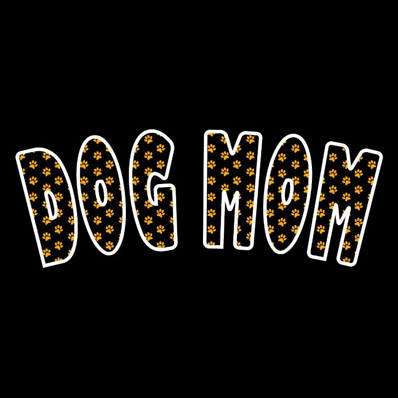 Lettrage Chiens Maman Pattes