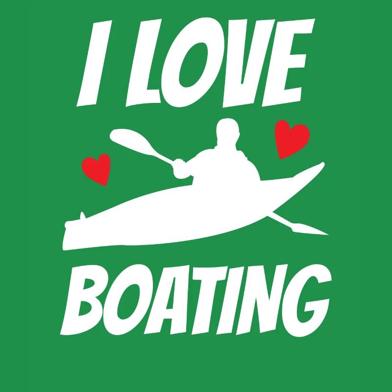 Ich Liebe Bootfahren Kajak Schiff Boot Segelboot