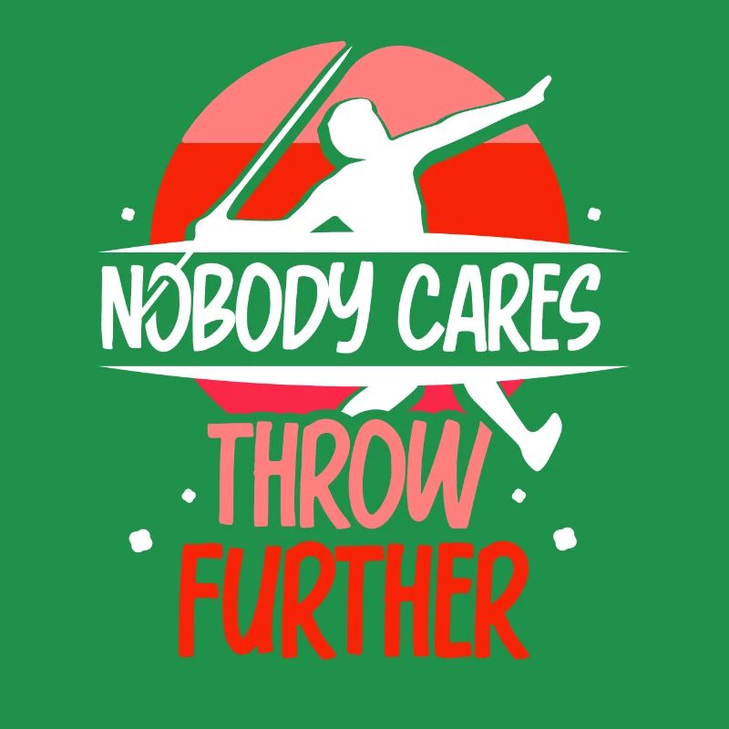 No one cares Continue throwing javelin