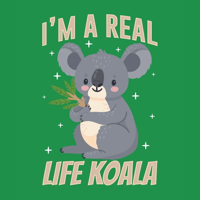 Ich Bin Ein Echter Koala Süß Tier Koalas Koalabär