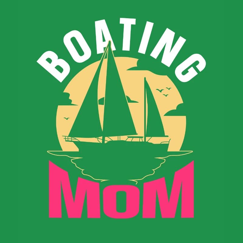 Bootfahrende Mutter Boot Yacht Bootfahren Schiff