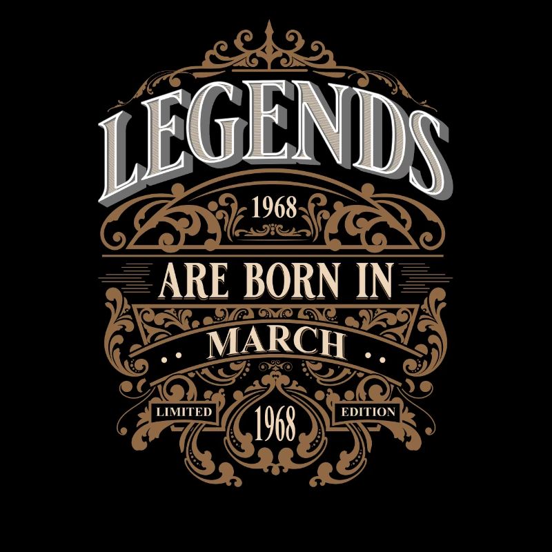 1968 Mars Naissance Anniversaire Année de naissance
