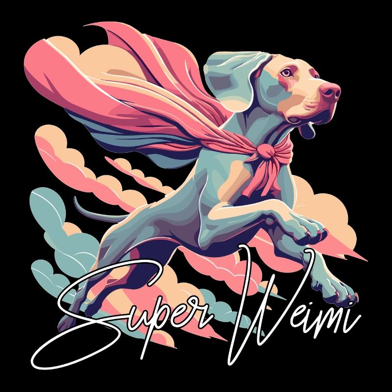 Super Dog Weimaraner Weimi Cape Cape Gift