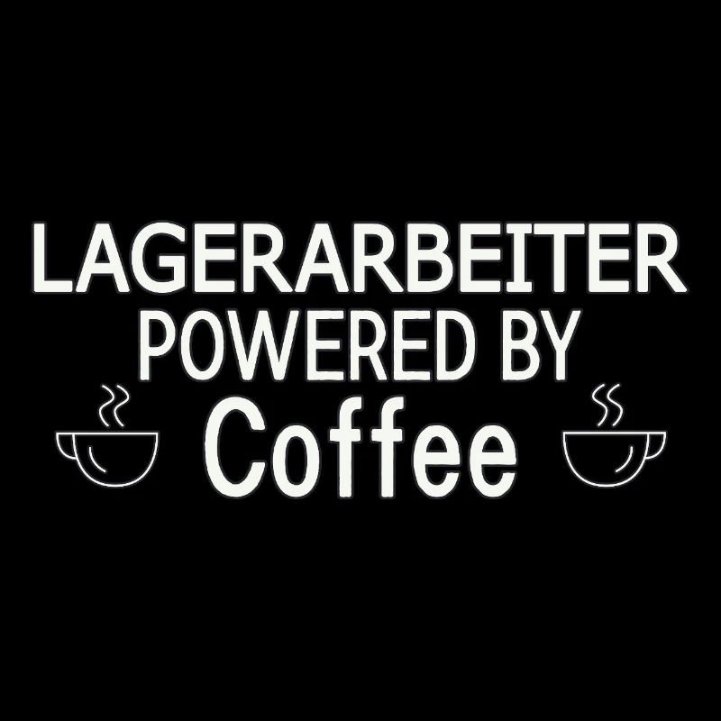 Warehouse Worker Powered By Coffee