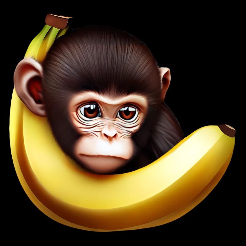 Monkey hide-and-seek banana