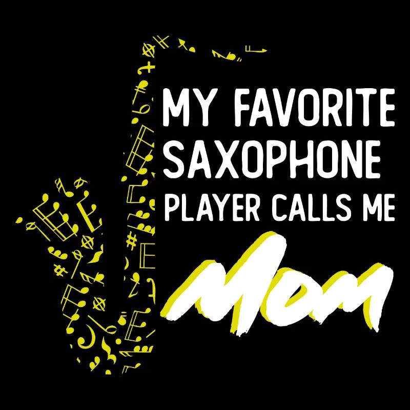 Saxophon Mutter Saxophonspieler