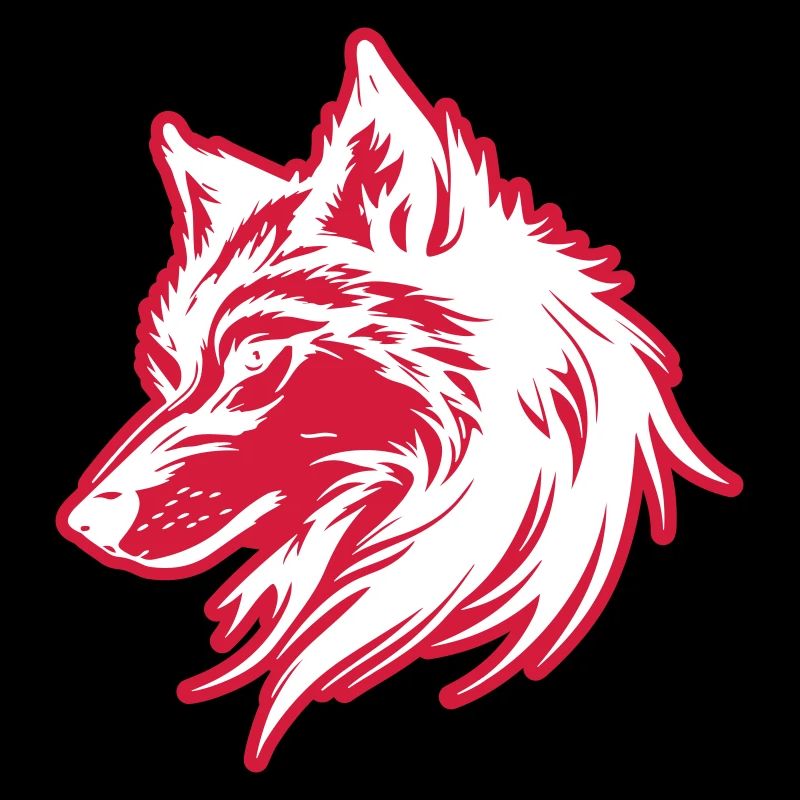 Silhouette de loup