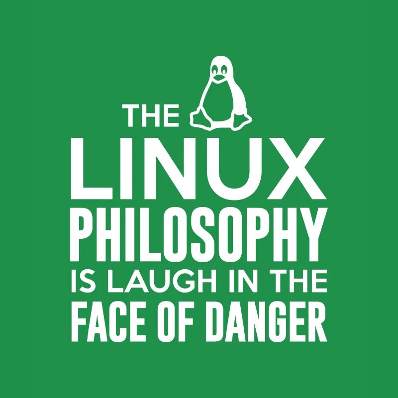 Linux Geek Philosophie Programmierer