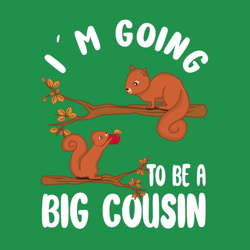 Große Cousine Eichhörnchen Ich werde Cousine