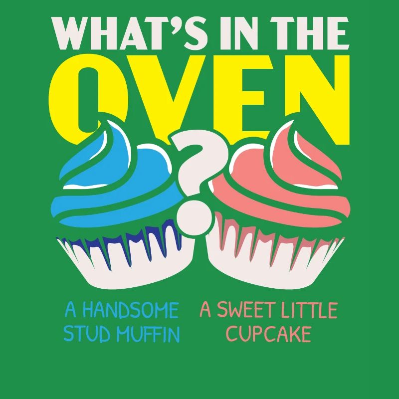 Was ist im Backofen Muffin oder Cupcake Baby-Ankün