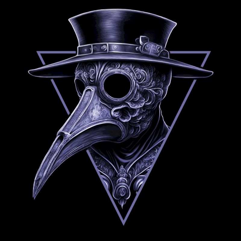 Peste ornée Docteur Sculpture complexe