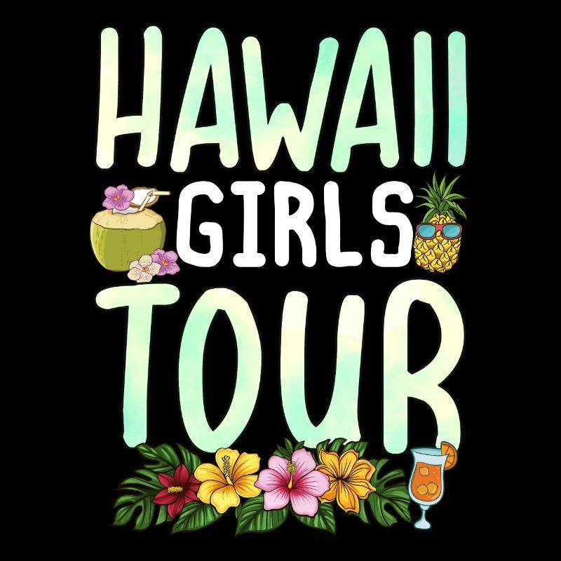 Visite des filles d’Hawaï