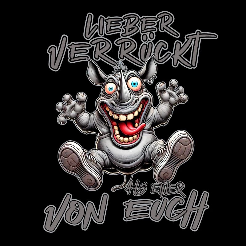 Nashorn Lieber verrückt als einer von euch