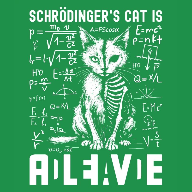 Le chat de Schrödinger mort et vif