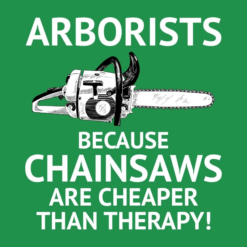 Arborist Tree Climber Climbing Trimmer Chainsaw