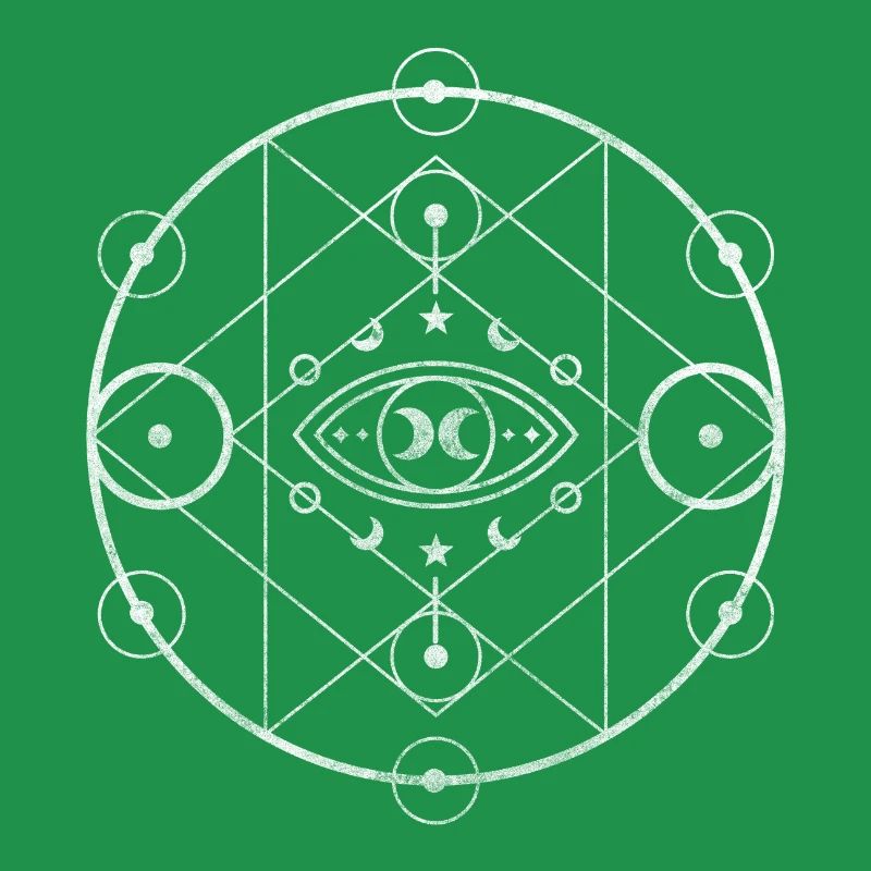 Symbol Mond Krieger Elemente