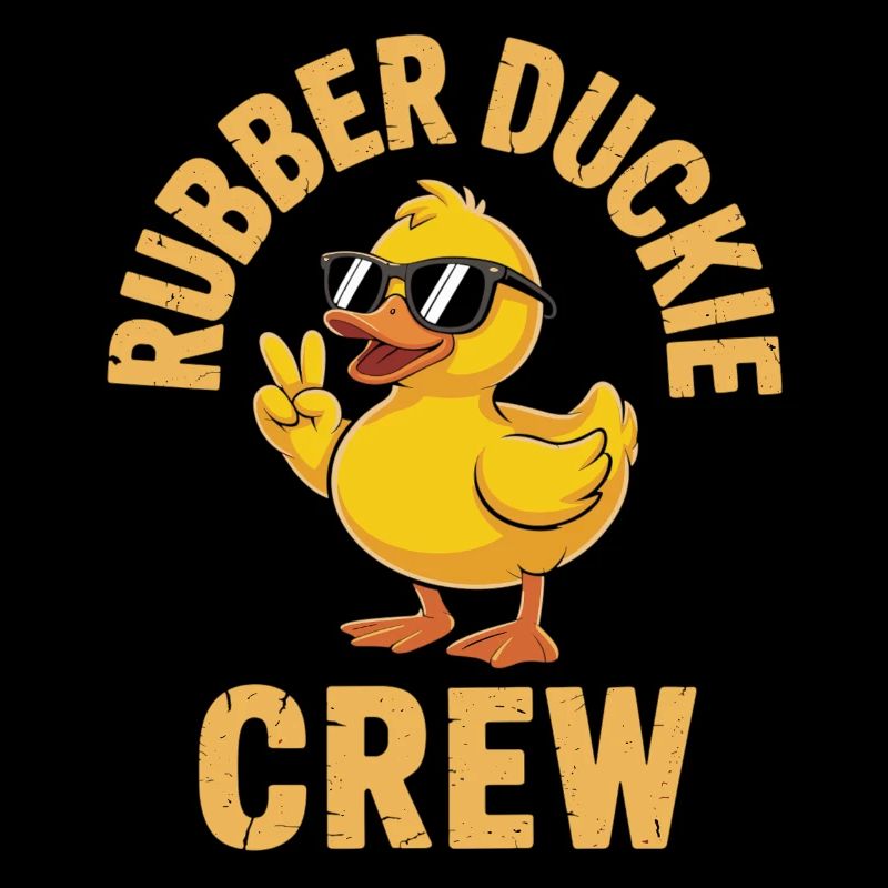 Équipage de canard en caoutchouc cool