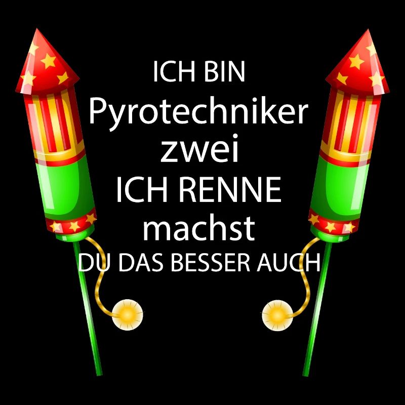 Verrückter Pyrotechniker Pyro Feuerwerker